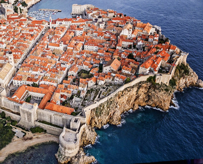 Immagine di Dubrovnik alla sera