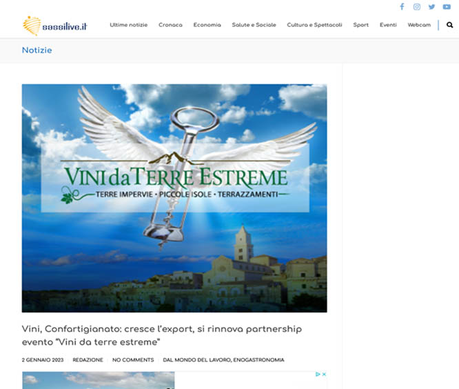 Vini da terre estreme su sassilive.it